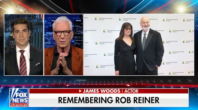 James Woods paid tribute to his old friend Rob Reiner on Jesse Watters Primetime.