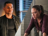 A split of stills from NCIS and NCIS: Hawaii featuring Wilmer Valderama and Vanessa Lachey