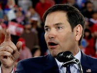 Marco Rubio speaks during a North Carolina rally in November, 2024.