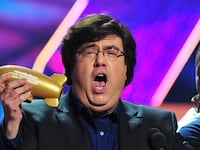 Dan Schneider at the 27th Annual Kids' Choice Awards in 2014.