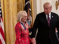 Donald Trump and Miriam Adelson