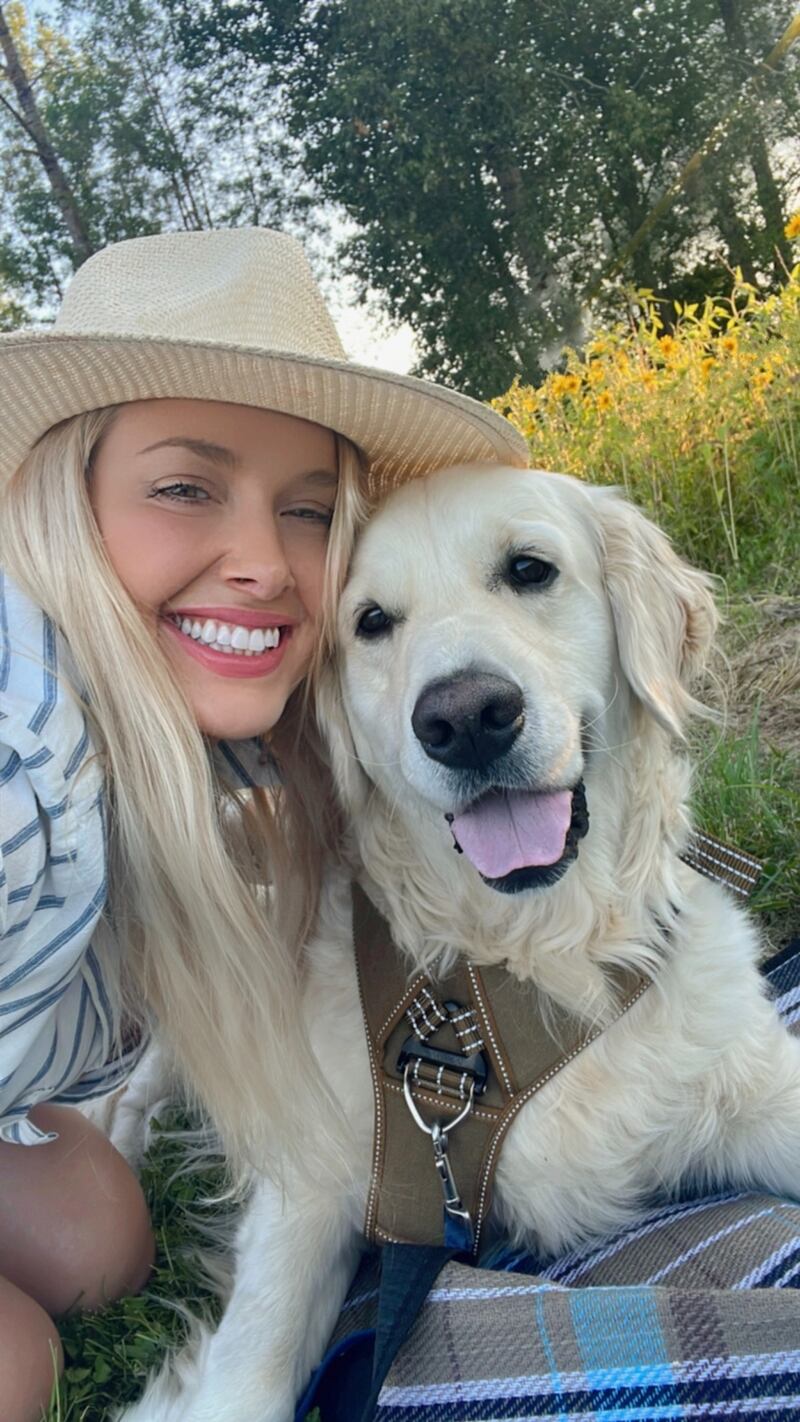 Amy LaPorte with Darwin