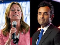 Amy Acton and Vivek Ramaswamy.