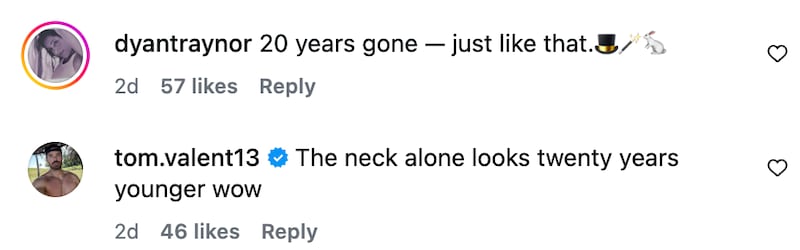 Commenters were blown away by Janice Dickinson's results.