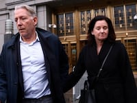 Former FBI official Charles McGonigal, who led the agency's counterintelligence division in New York, exits Manhattan federal court