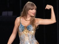 Taylor Swift performs during The Eras Tour at SoFi Stadium in Inglewood, CA in August 2023