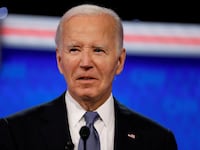 U.S. President Joe Biden attends the first presidential debate hosted by CNN