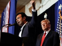 Donald Trump has reportedly told Vivek Ramaswamy he won’t be his 2024 running mate, but is still considering him for Cabinet roles including homeland security secretary.