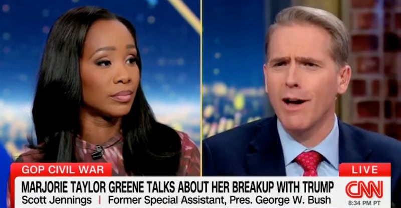 Scott Jennings talks MTG on CNN.