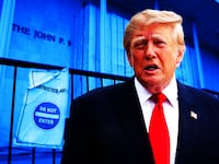 Donald Trump, Kennedy Center photo illustration