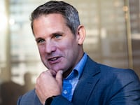 Former Rep. Adam Kinzinger, R-Ill., is seen after speaking at the Principles First 2023 Summit