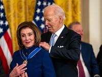 Nancy Pelosi says Joe Biden still hasn’t spoken to her since she pressured him to drop out of the election race.