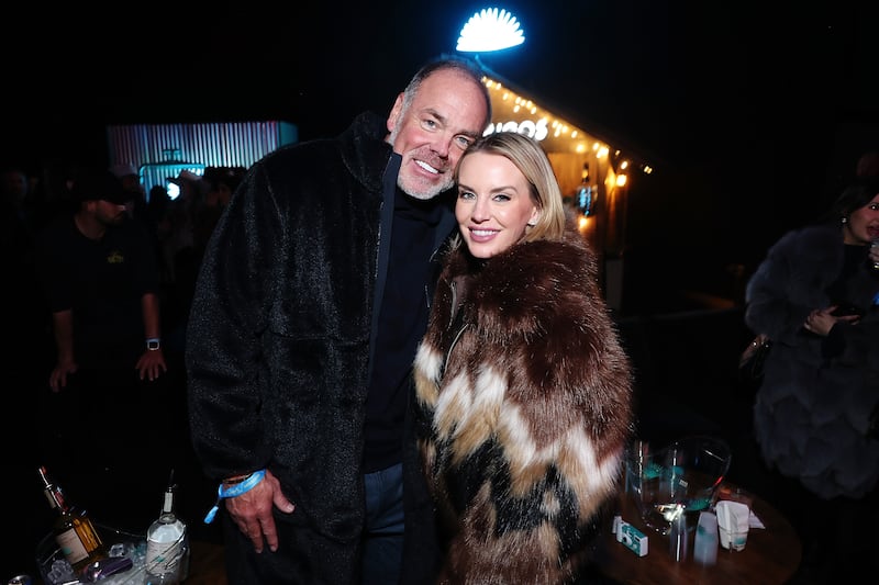 Justin Rose and Whitney Rose attend Casamigos at TAO Park City on January 24, 2026