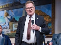 Rep. Dean Black, R-Jacksonville, debates a bill on the House floor on March 26, 2025.