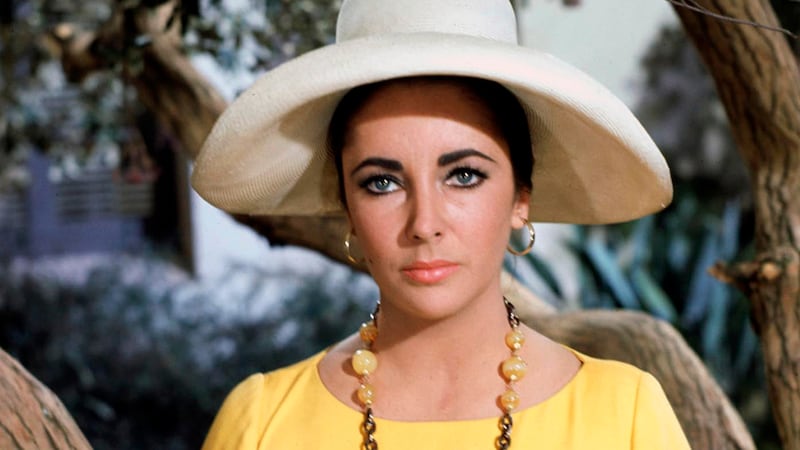 Actress Elizabeth Taylor in a scene from the movie "The Sandpiper."