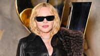 Madonna attends the Saint Laurent Womenswear Spring/Summer 2026 show at Paris Fashion Week on September 29, 2025, in Paris, France.