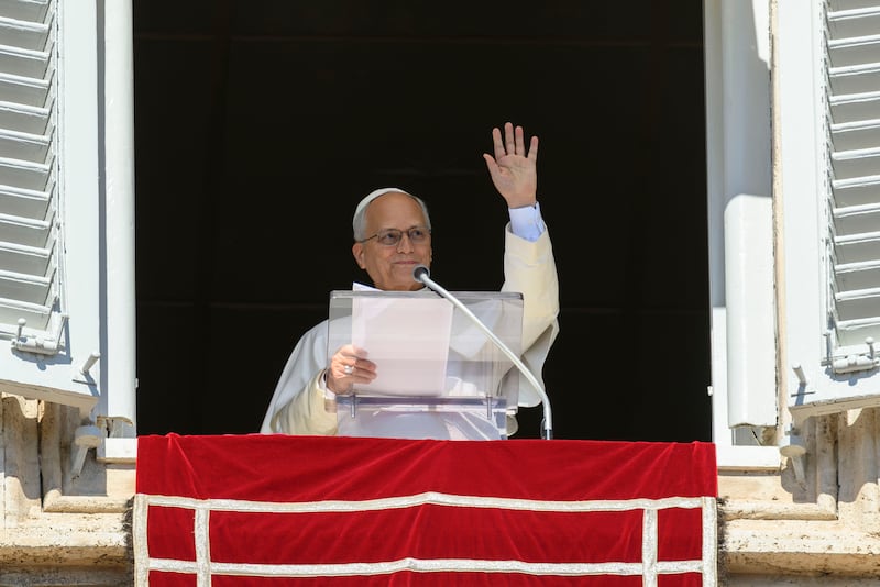 Pope Leo XIV revealed that he is set to undergo surgery to remove a “localized nodule in my lung,” noting that it is at a “very early stage and is well localized" at St. Peter's Square on October 11, 2026, in Vatican City.