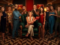 A photo of the cast of Netflix's The Trust.
