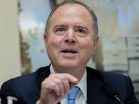 WASHINGTON DC, UNITED STATES - MARCH 12: Congressman Adam Schiff (D-CA) questions Special Counsel Robert Hur at a House Judiciary Committee hearing in Washington on March 12, 2024. (Photo by Nathan Posner/Anadolu via Getty Images)