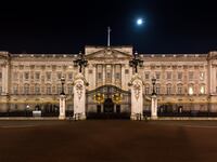 A Buckingham Palace maid was arrested after an alleged drunken brawl following a staff Christmas party.