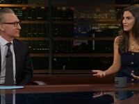 Bill Maher and Kaitlin Collins