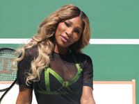 VENICE, CALIFORNIA - APRIL 11: Serena Williams attends WYN Beauty by Serena Williams Pop-Up powered by Shopify at The Lighthouse Venice on April 11, 2025 in Venice, California.