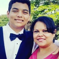 Rosie Yanas Stone and her son Chris