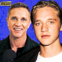 A photo illustration of Devon Sawa from Final Destination for the Obsessed Podcast.