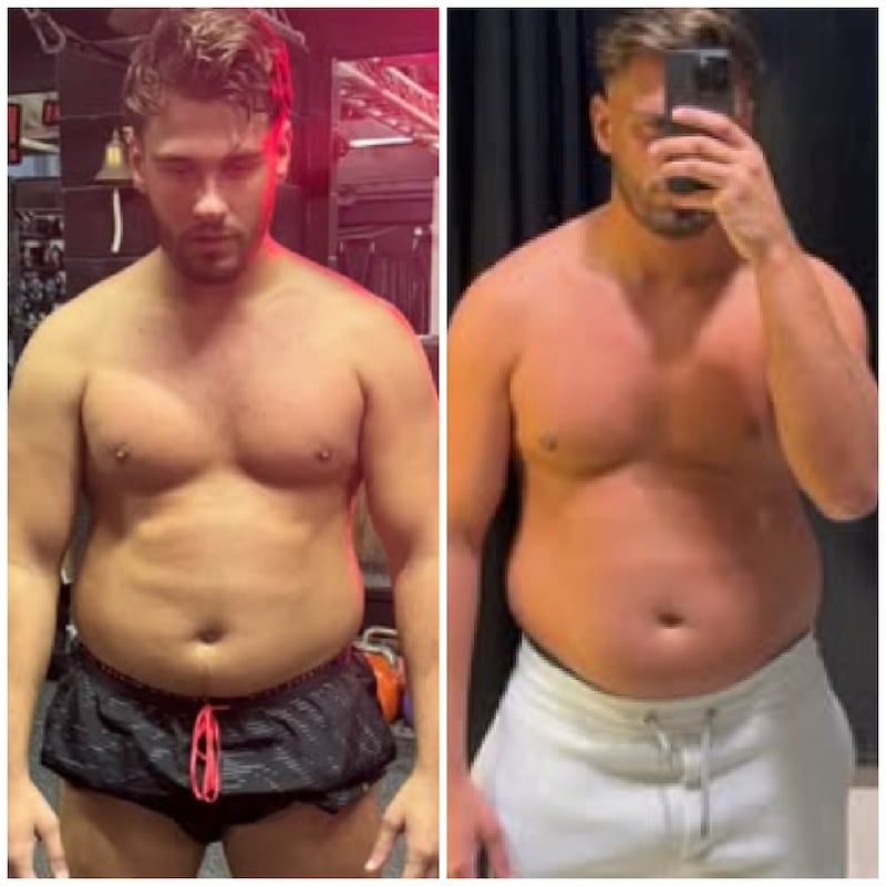 Jack O'Neill of Love Island reveals weight-loss transformation