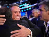 Spotted at the DNC: Chris Cuomo and Michael Cohen