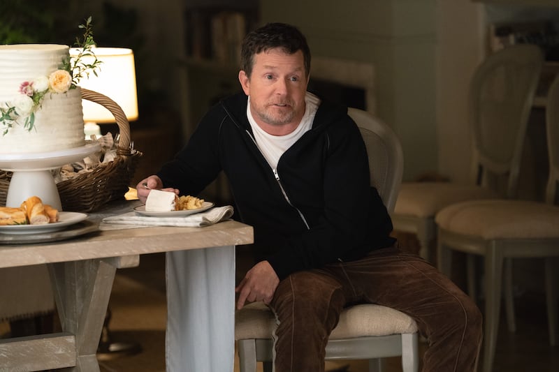 Michael J. Fox appears on the new season of Apple TV’s “Shrinking.”