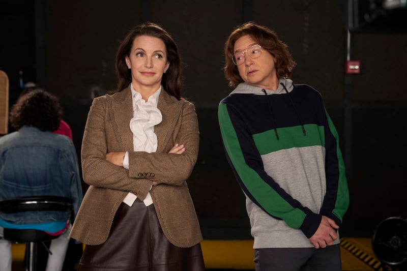 Film still of Charlotte York and Harry Goldenblatt from And Just Like That Season 2.