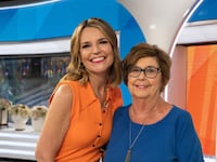 TODAY -- Pictured: Savannah Guthrie and mother Nancy Guthrie on Thursday, June 15, 2023 -- (Photo by: Nathan Congleton/NBC via Getty Images)