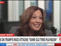 Kamala Harris on CNN.