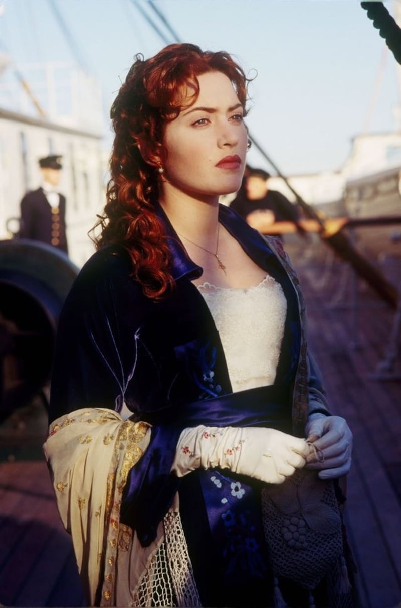 Kate Winslet in Titanic.