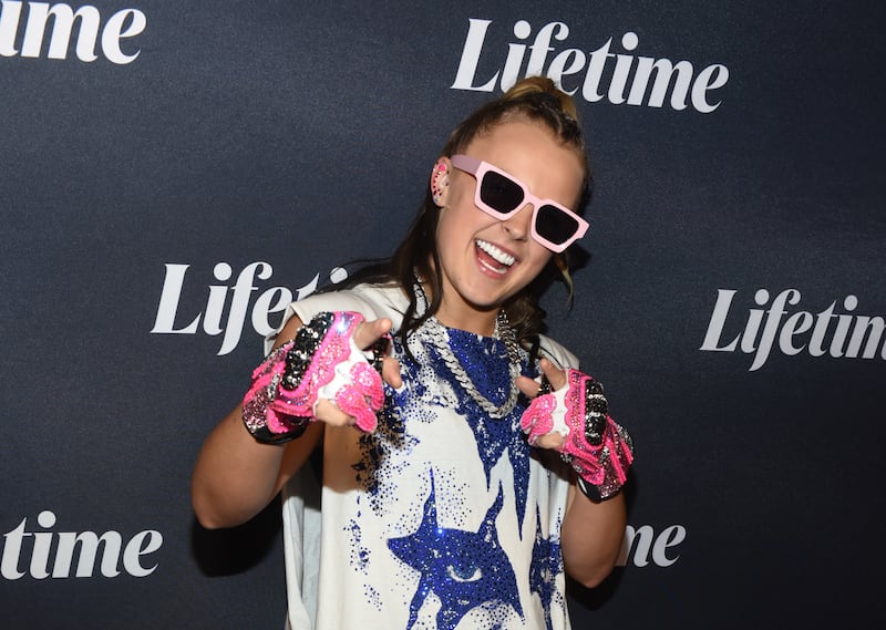 JoJo Siwa attends "Dance Moms: The Reunion" premiere event in 2024