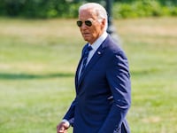 President Joe Biden departs the White House, in Washington, District of Columbia.