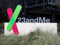SUNNYVALE, CALIFORNIA - FEBRUARY 01: A sign is posted in front of the 23andMe headquarters on February 01, 2024 in Sunnyvale, California. Genetic testing company 23andMe, once valued at $6 billion, is facing the possibility of delisting from NASDAQ as the company navigates numerous class action lawsuits (Photo by Justin Sullivan/Getty Images)