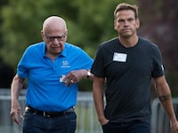 Rupert Murdoch and Lachlan Murdoch.