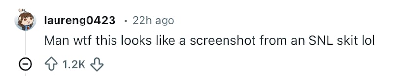 Reddit comment
