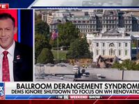 Johnny "Joey" Jones on Fox News "The Big Weekend Show" discussing how no one cares about East Wing ballroom tear down project.