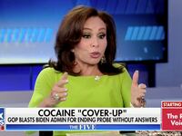 Fox News host Jeanine Pirro said Thursday that she is fed up with the way Hunter Biden is “in our face” all the time.