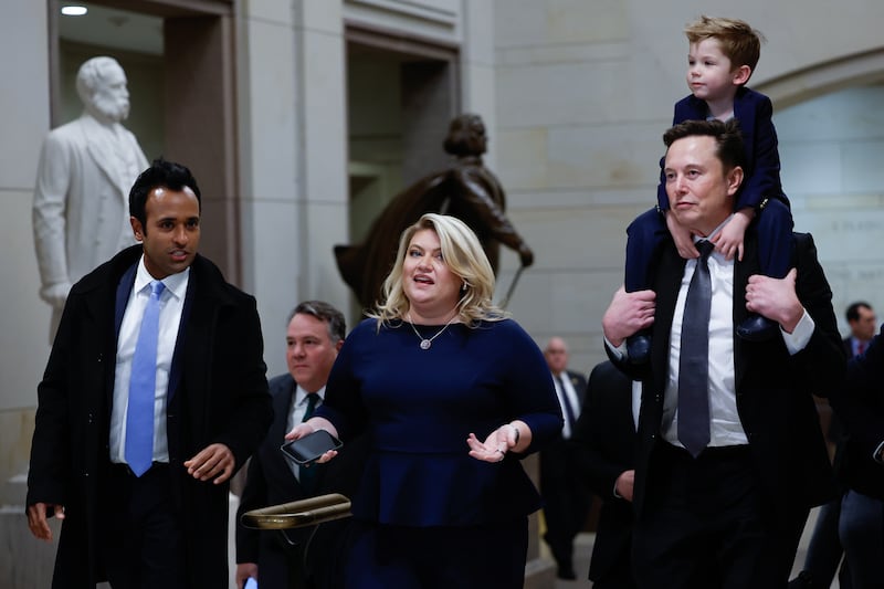 Elon Musk and Vivek Ramaswamy are billionaires in Trump's administration.