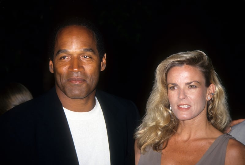 O.J. Simpson and Nicole Brown Simpson.