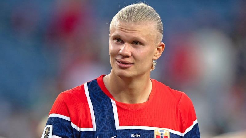 Erling Haaland of Norway smiles following victory in the FIFA World Cup 2026 Group I match between Iraq and Norway at Boston Stadium on June 16, 2026 in Foxborough, United States.