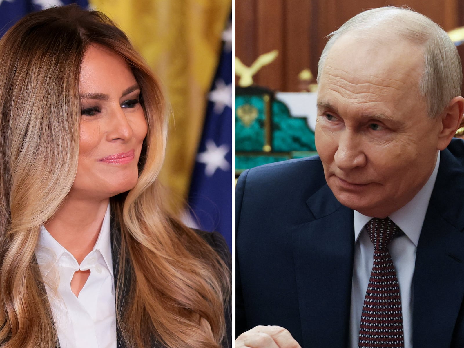 putin melania