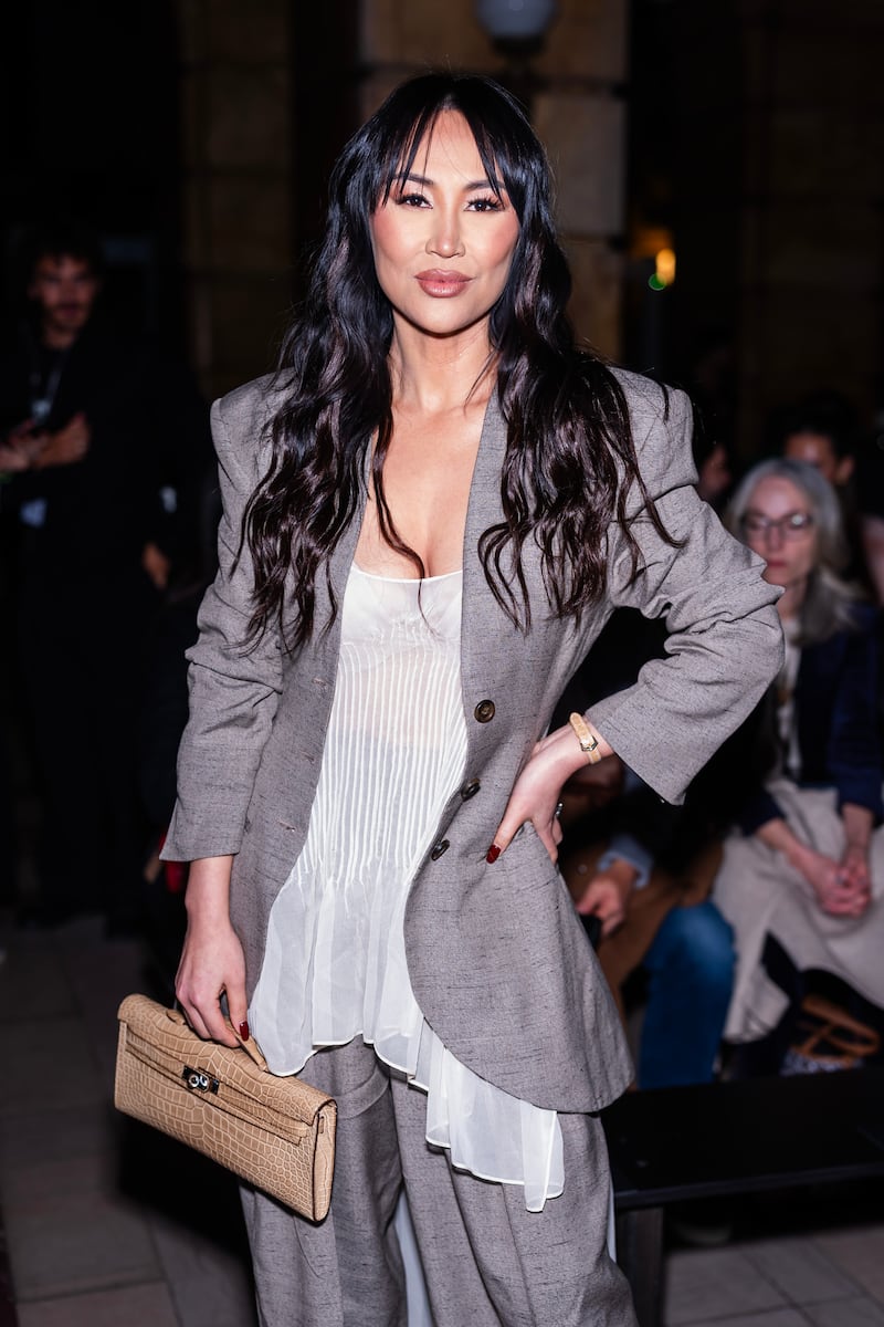 NEW YORK, NEW YORK - FEBRUARY 08: Dorothy Wang attends the Prabal Gurung fashion show during New York Fashion Week: The Shows at the New York Surrogate's Court on February 08, 2025 in New York City. (Photo by TheStewartofNY/WireImage)