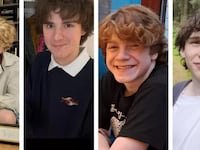 Jevon Hirst, Harvey Owen, Wilf Henderson and Hugo Morris