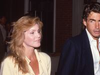 Priscilla Presley and Mike Edwards in 1985