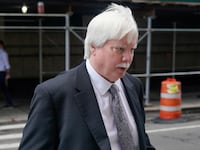 Jeffrey McConney walks into the courthouse.